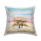 Cowgirl & Horse Shopping Outdoor Printed Pillow Design by Amanda Greenwood, 18 x 7 x 18